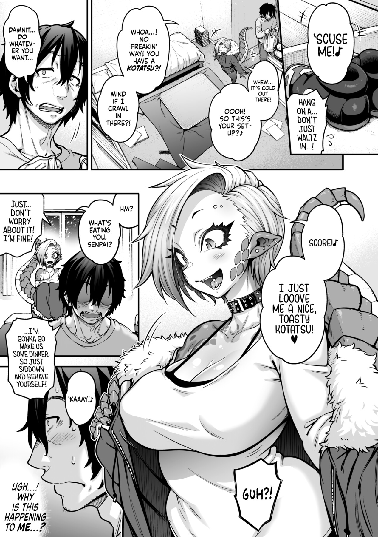 Hentai Manga Comic-Reptile on a Snowy Night-Read-3